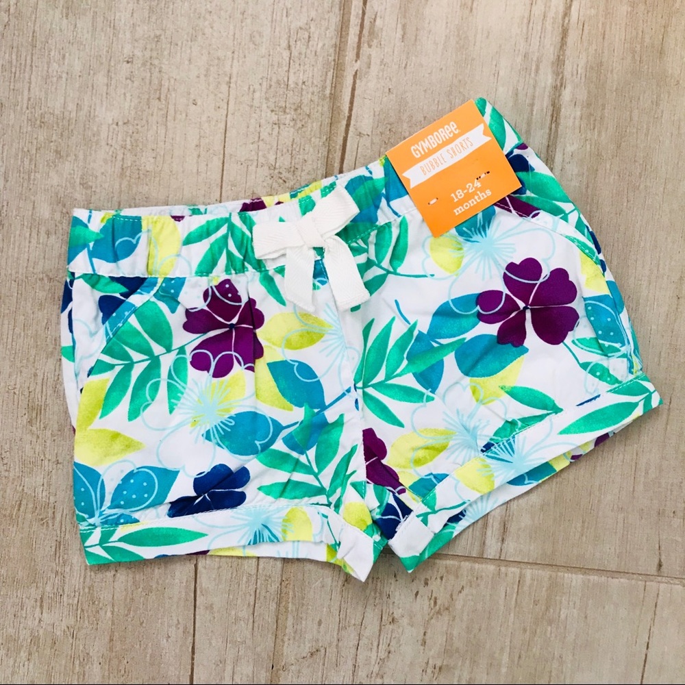 Gymboree Floral Bubble Shorts